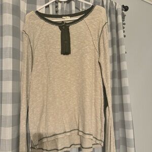Long sleeve tee with elbow patches